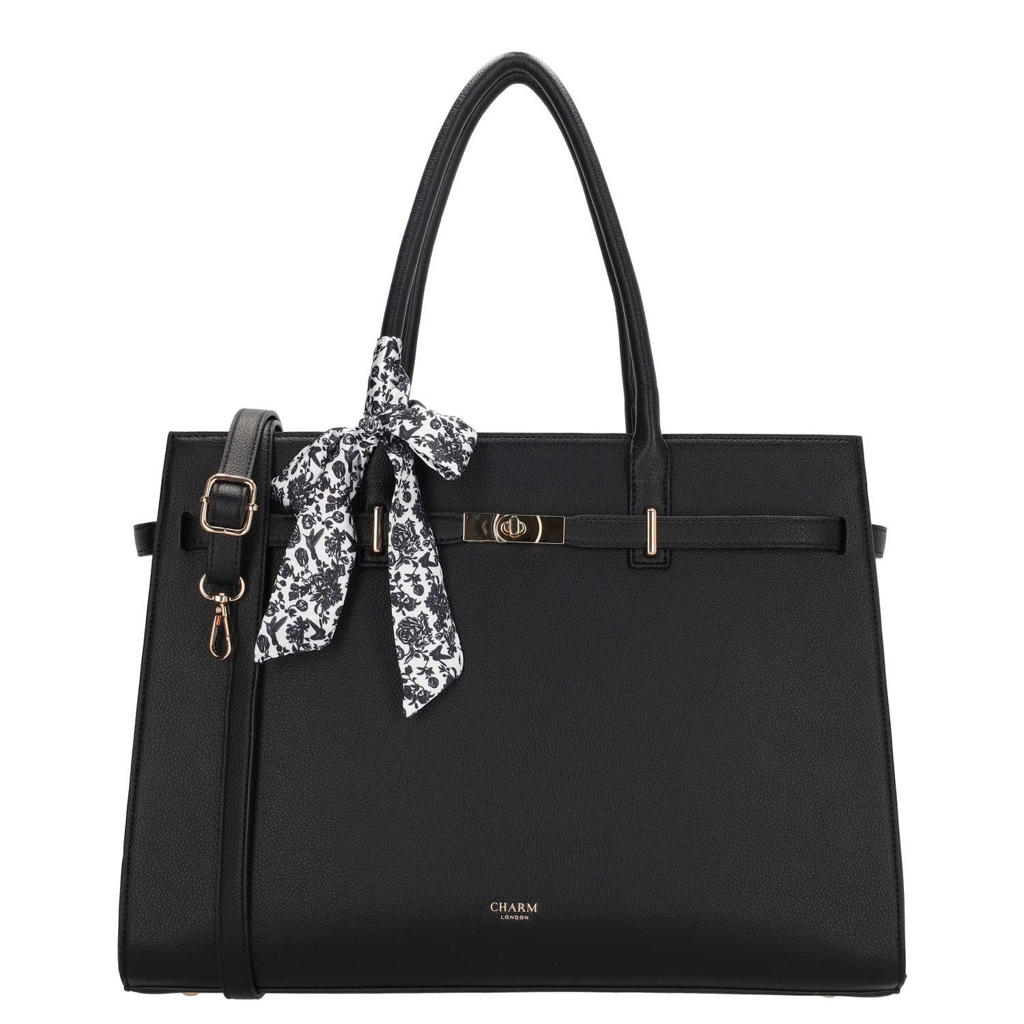 Charm 15.6 laptoprugtas 15.6 inch - zwart