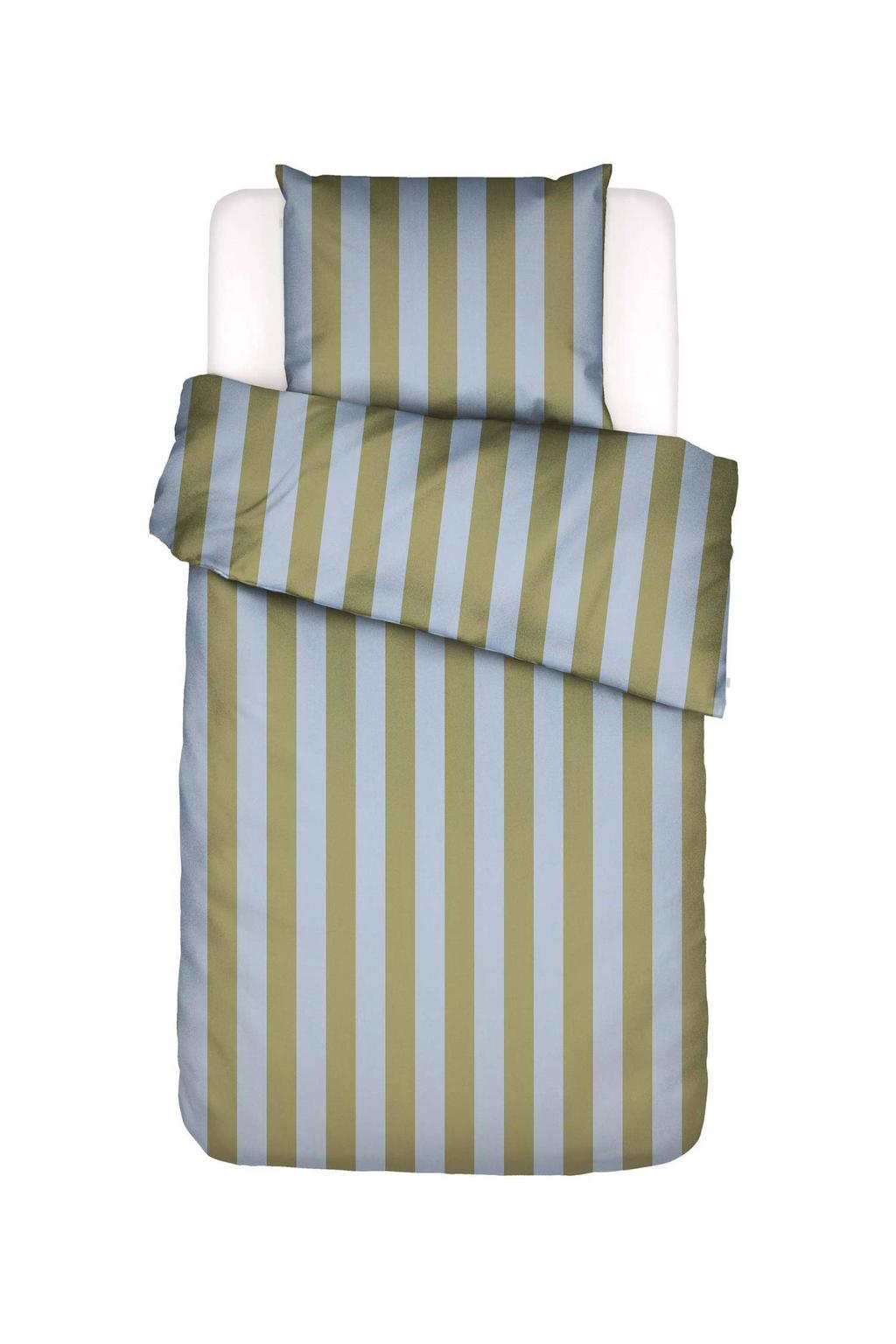 Essenza katoen satijnen dekbedovertrek minte stripe