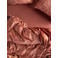 Essenza katoen-satijnen gebloemde 1-persoons dekbedovertrek 140x200 cm - terracotta