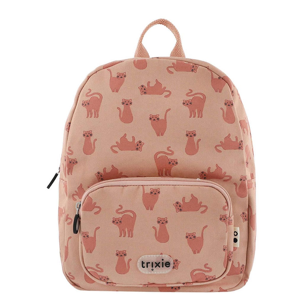Trixie rugzak met dierenprint - roze