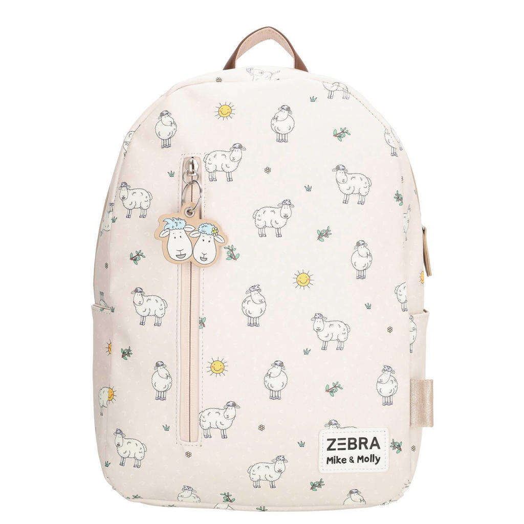 Zebra Trends rugzak met dierenprint - beige