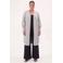 YOEK Plus Size vest lichtgrijs
