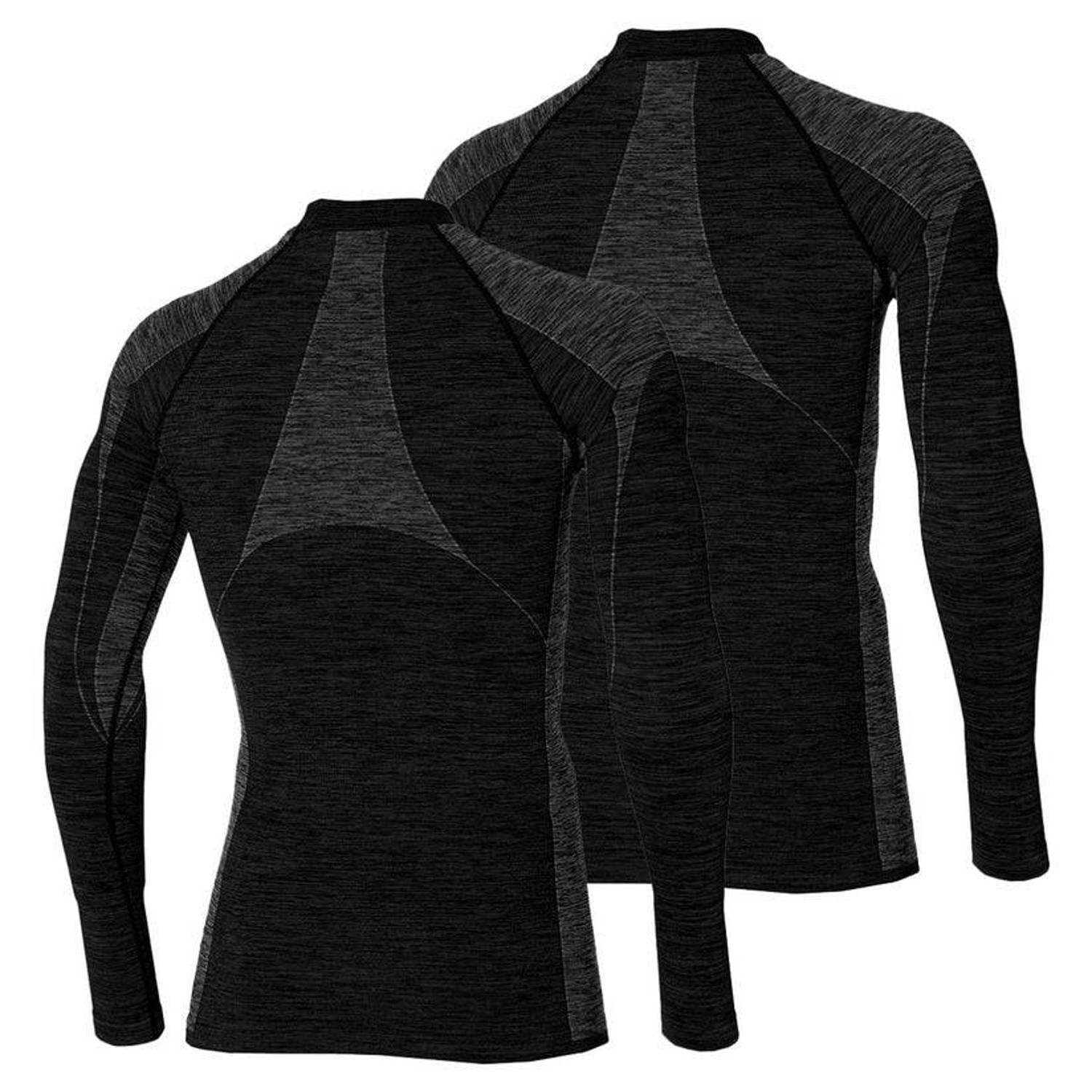 Heatkeeper Thermoshirt Zwart 2-Pack