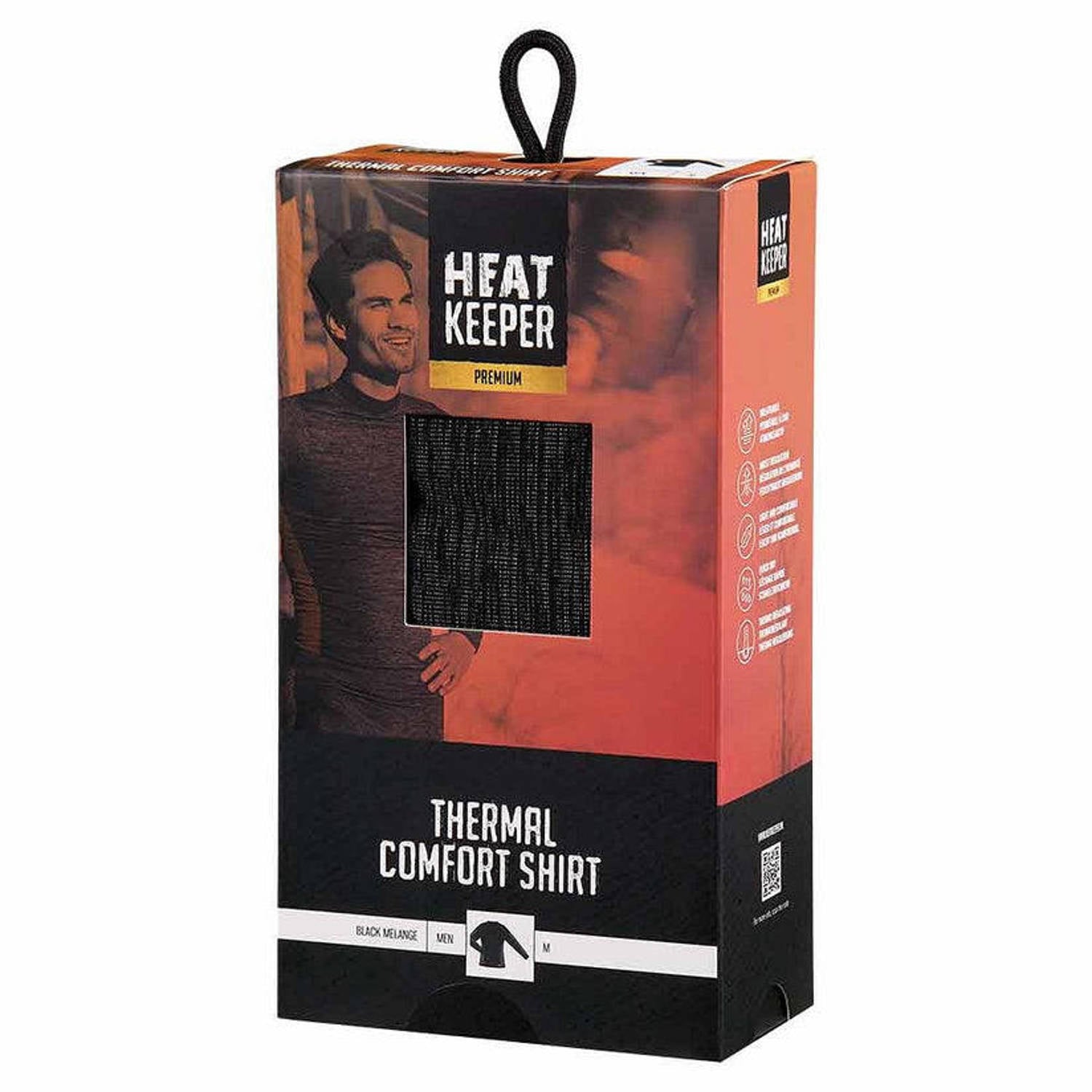 Heatkeeper Thermoshirt Zwart 2-Pack