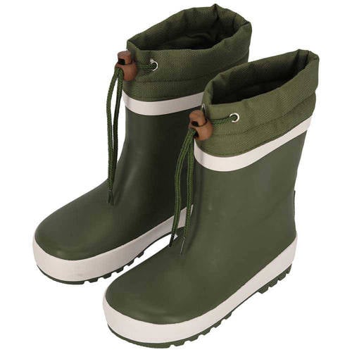 XQ Regenlaarzen Kinderen Fleece voering Unisex – Khaki