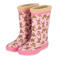 XQ Regenlaarzen dierenprint kids - Fake fur voering