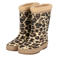 XQ Regenlaarzen dierenprint kids - Fake fur voering