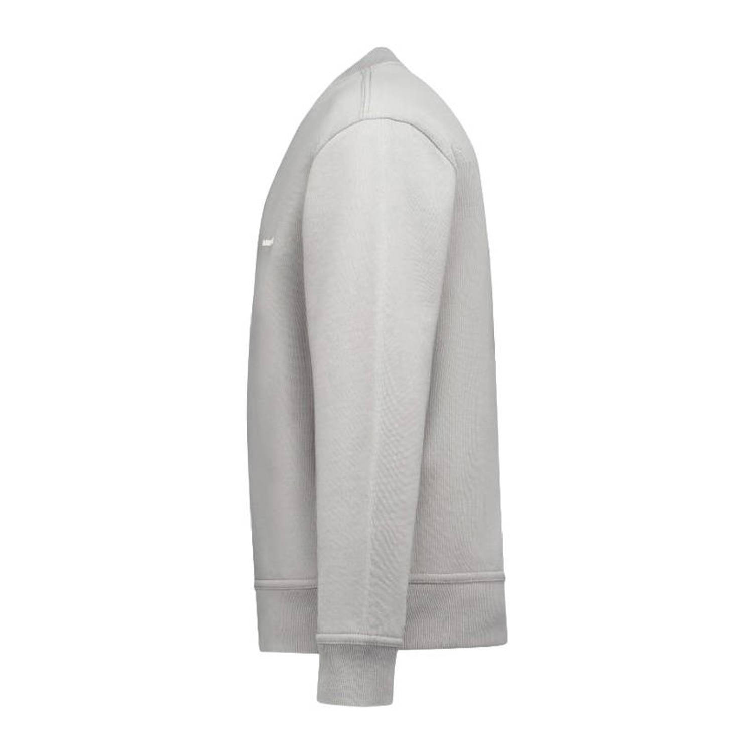 Airforce sweater met logo grijs