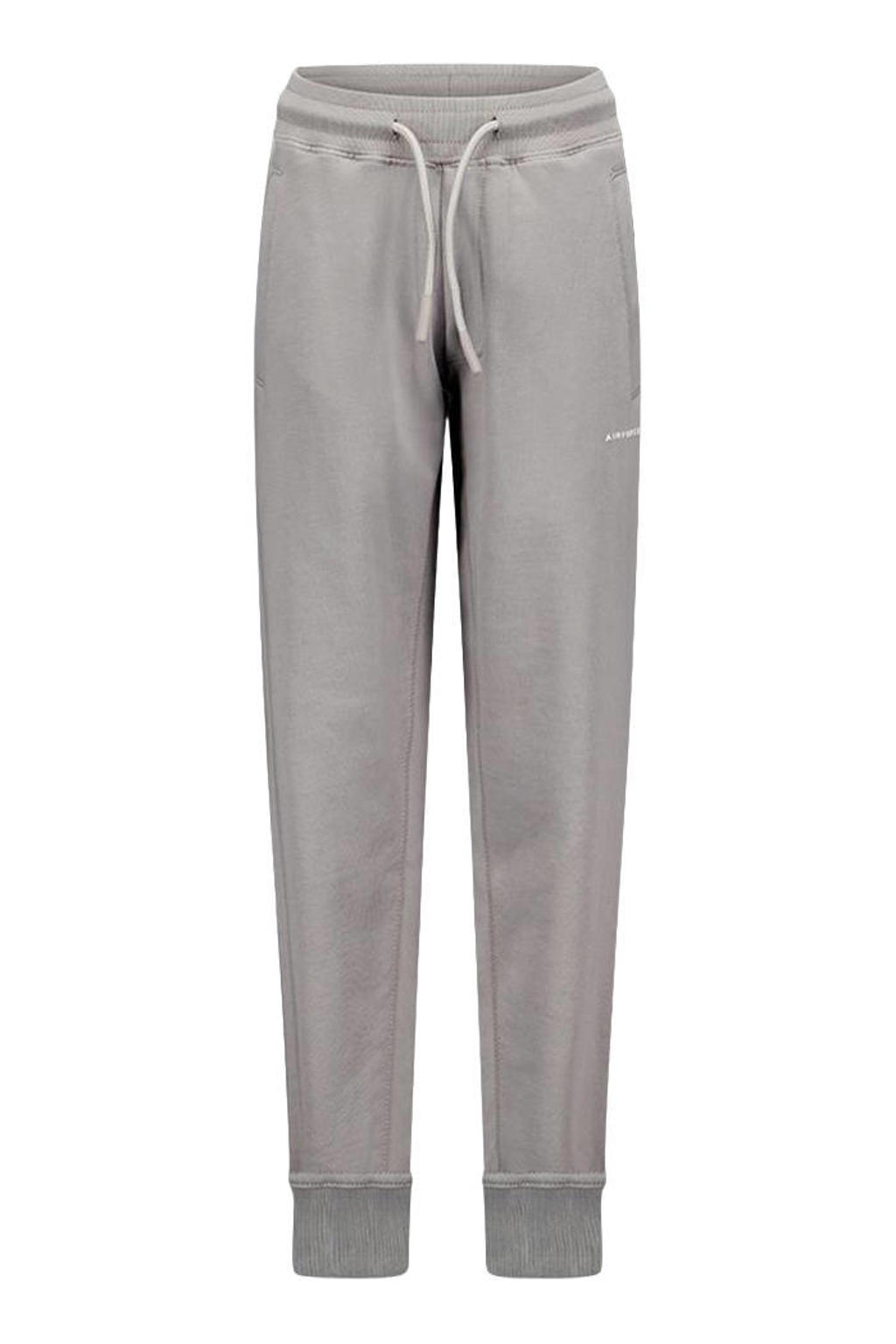 Airforce joggingbroek met logo - grijs