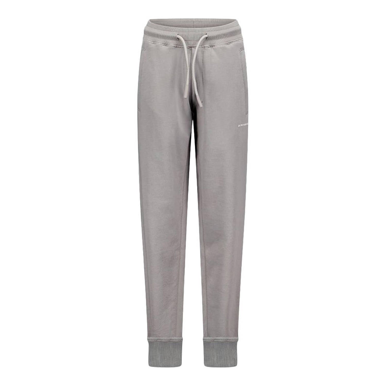 Airforce joggingbroek met logo grijs