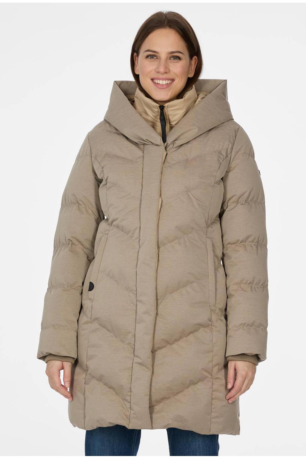 Ragwear gewatteerde winterjas - zand