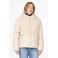 Ragwear winterjas met teddy details - beige
