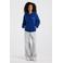 America Today hoodie met backprint - kobaltblauw/lichtroze