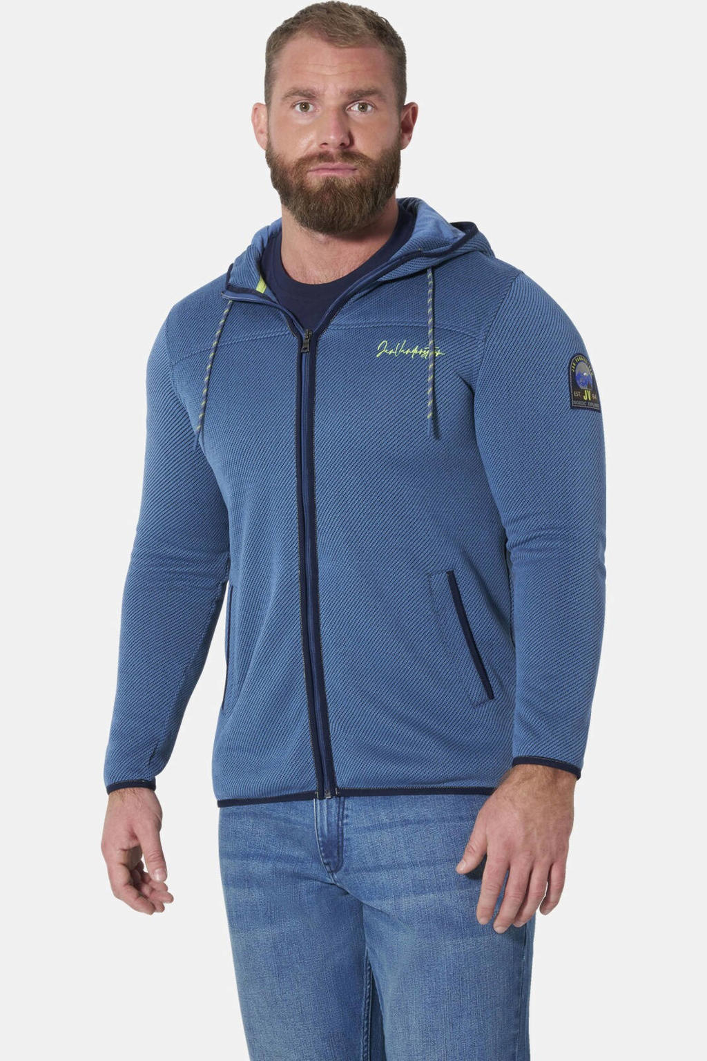 Jan Vanderstorm Plus Size trui - blauw