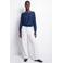 MANGO TEEN gebreide top met glitters - donkerblauw