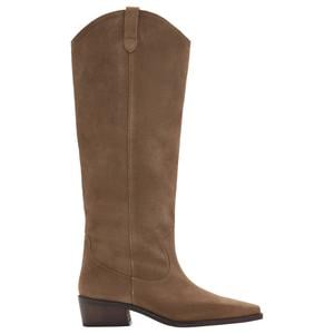 western leren laarzen - middenbruin