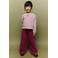 Mango Kids corduroy casual broek - rood