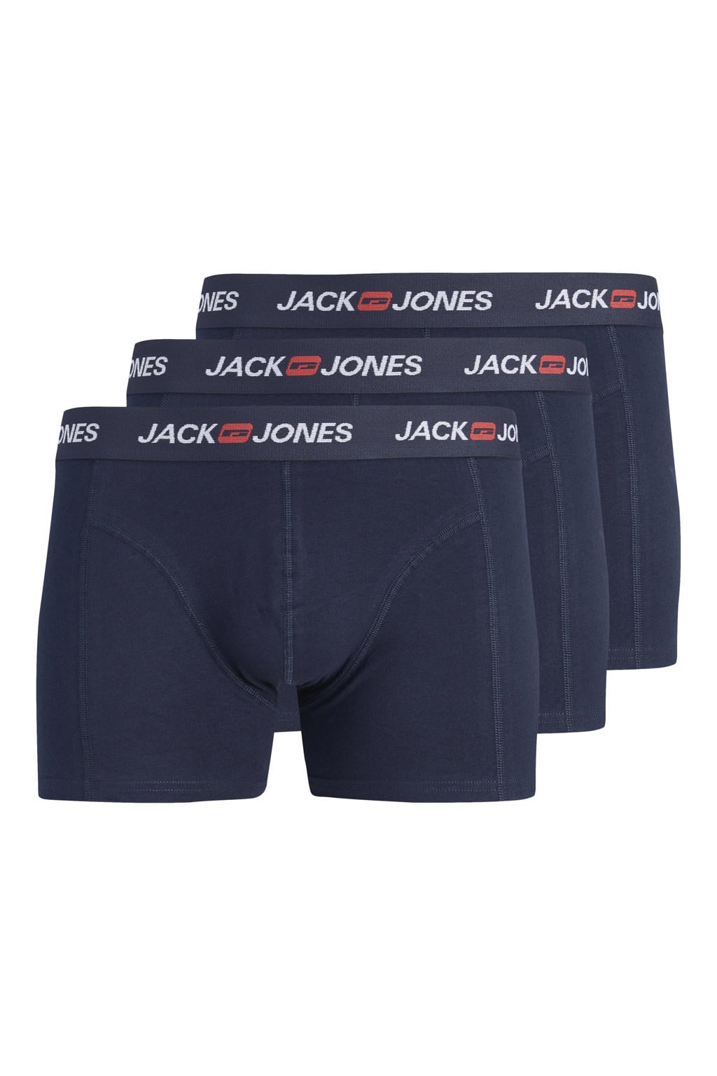 JACK & JONES boxershorts - blauw (set van 3)