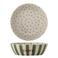 Bloomingville serveerschaal Chip 24x7 cm - groen