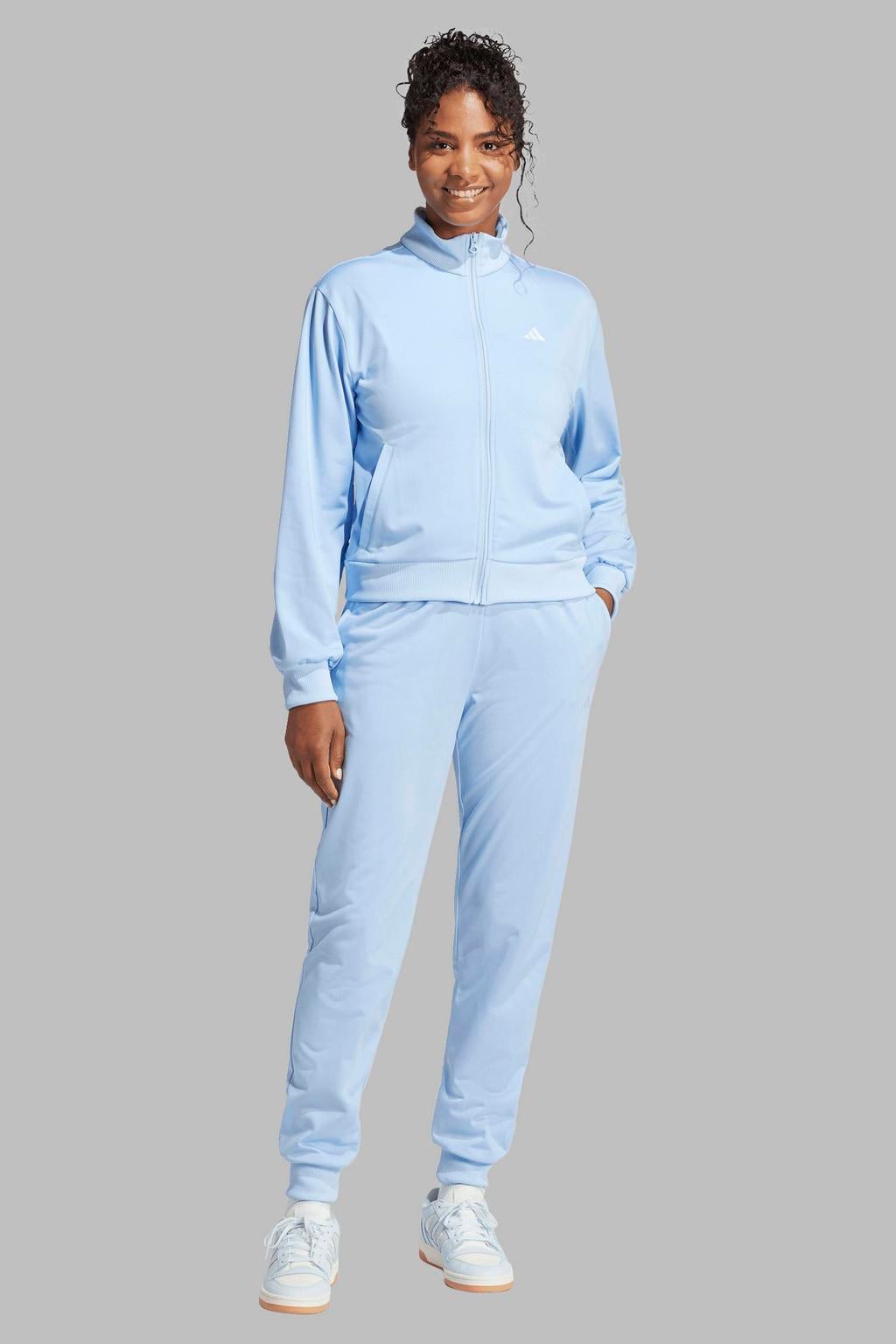 adidas Sportswear Feelcozy trainingspak - lichtblauw