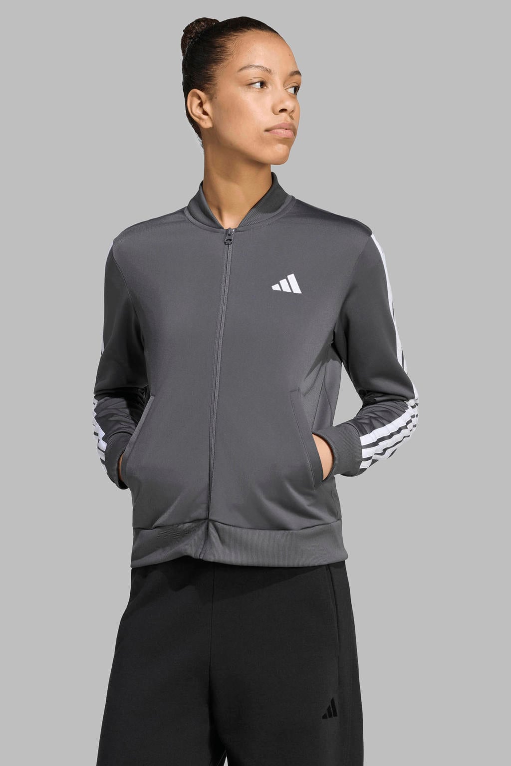 adidas Sportswear trainingspak - grijs/zwart