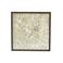 Light & Living imitatieleren wandhanger 60x60 cm - crème/donkerbruin