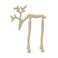 Light & Living ornament deer 20 cm - zand