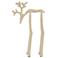 Light & Living ornament 15x6 cm - zand