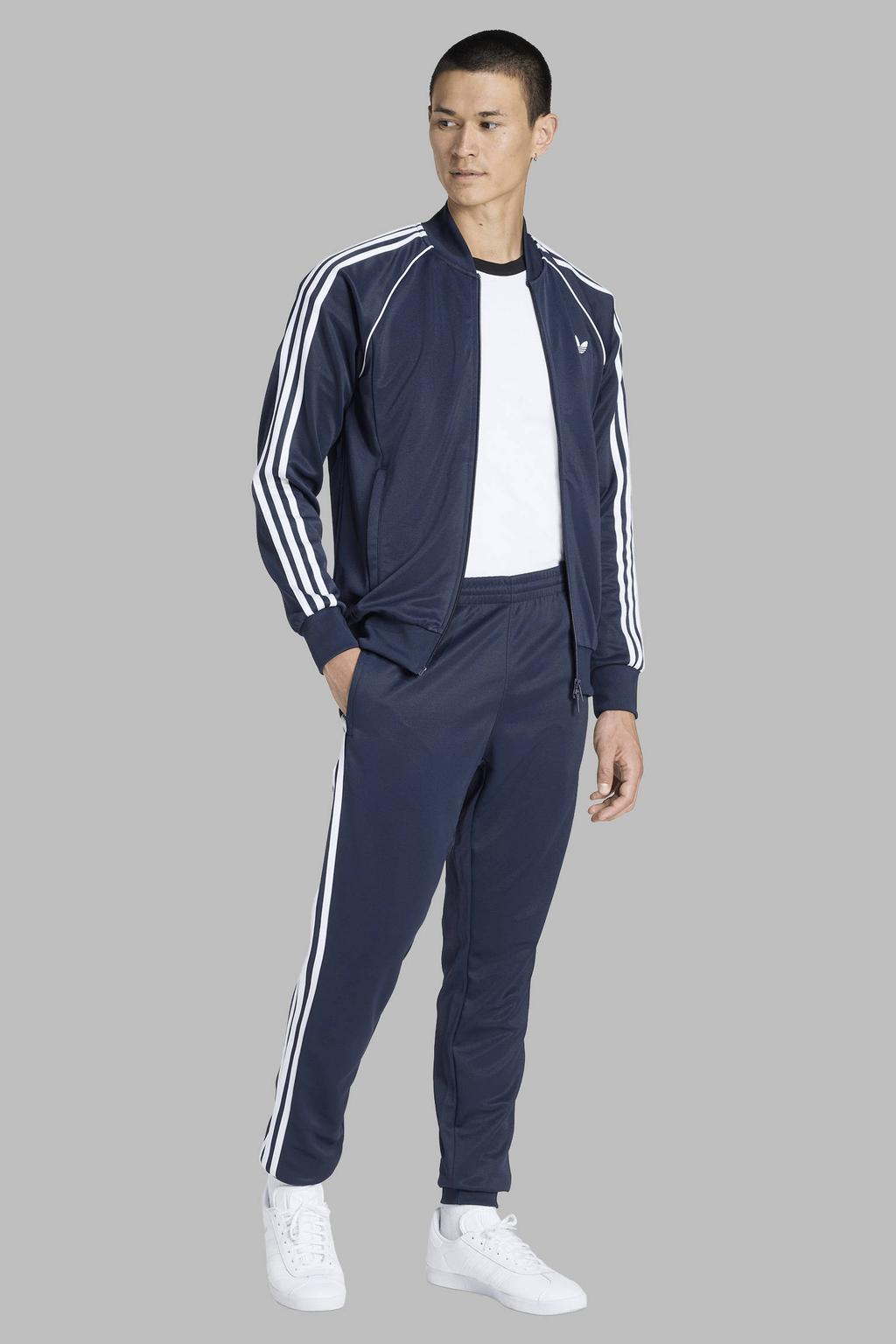 adidas Originals SST slim fit joggingbroek - donkerblauw