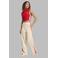 adidas Originals Firebird loose fit broek - beige/rood