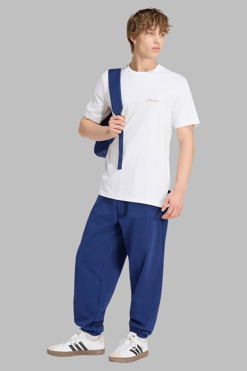 adidas Sportswear loose fit joggingbroek - donkerblauw