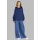 adidas Originals loose fit straight leg jeans - medium blue denim