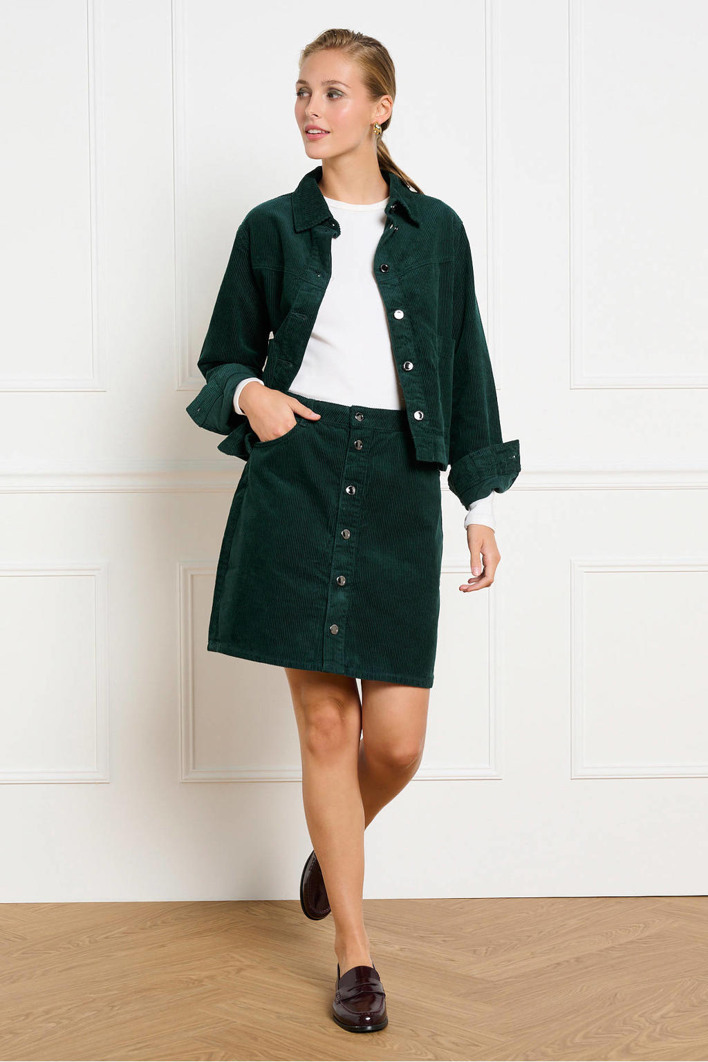 LOLALIZA korte rok - groen