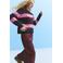 Mango Kids corduroy casual broek - bordeauxrood