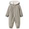 Mango Kids winterjas met teddy details - bruin