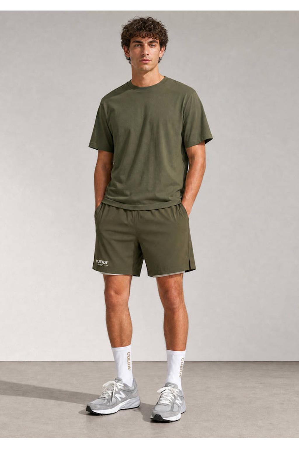 Cuera padelshort - donkergroen