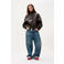 Catwalk Junkie imitatieleren bomberjack - donkerbruin