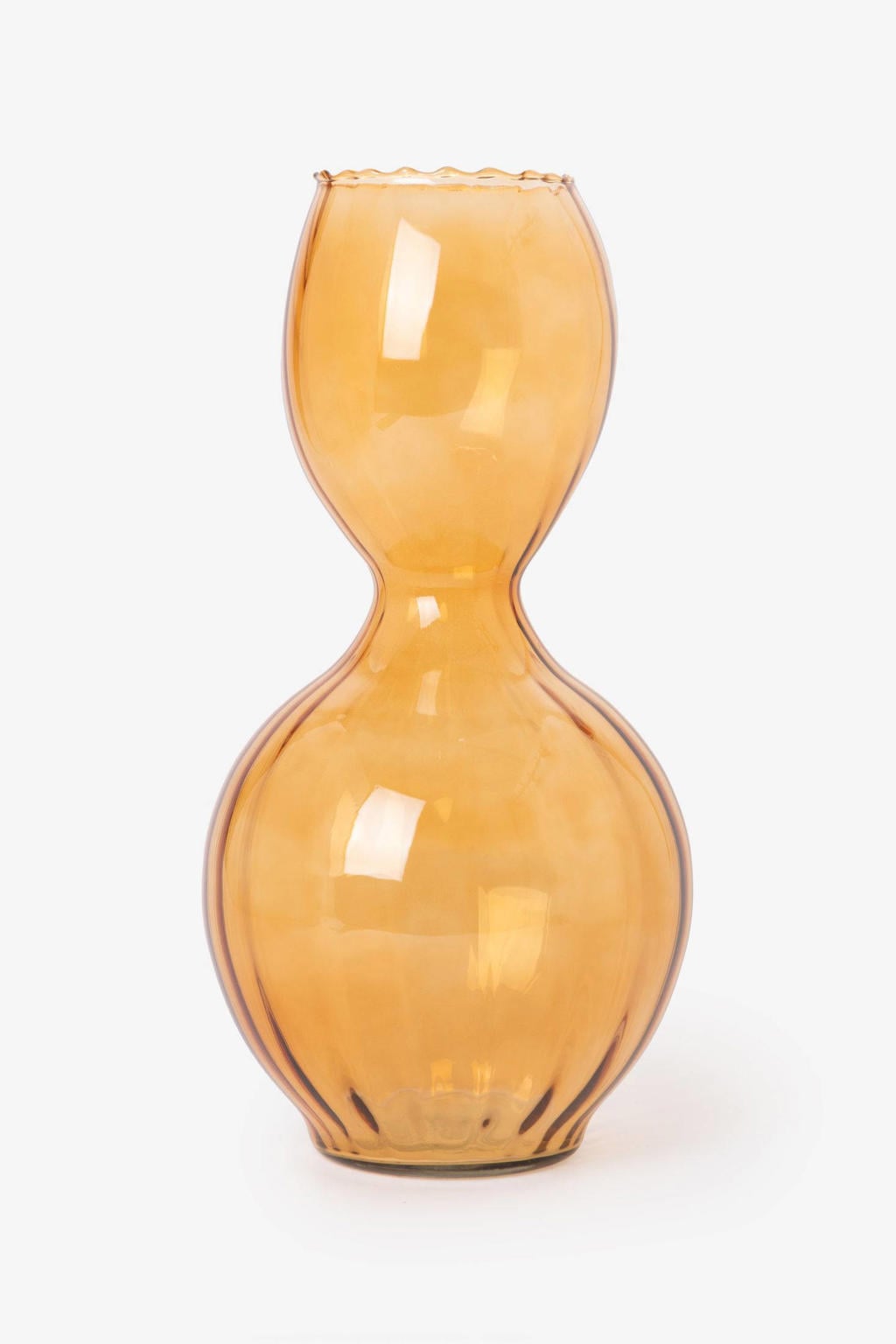 Sissy-Boy glazen vaas 42.5 cm - bruin