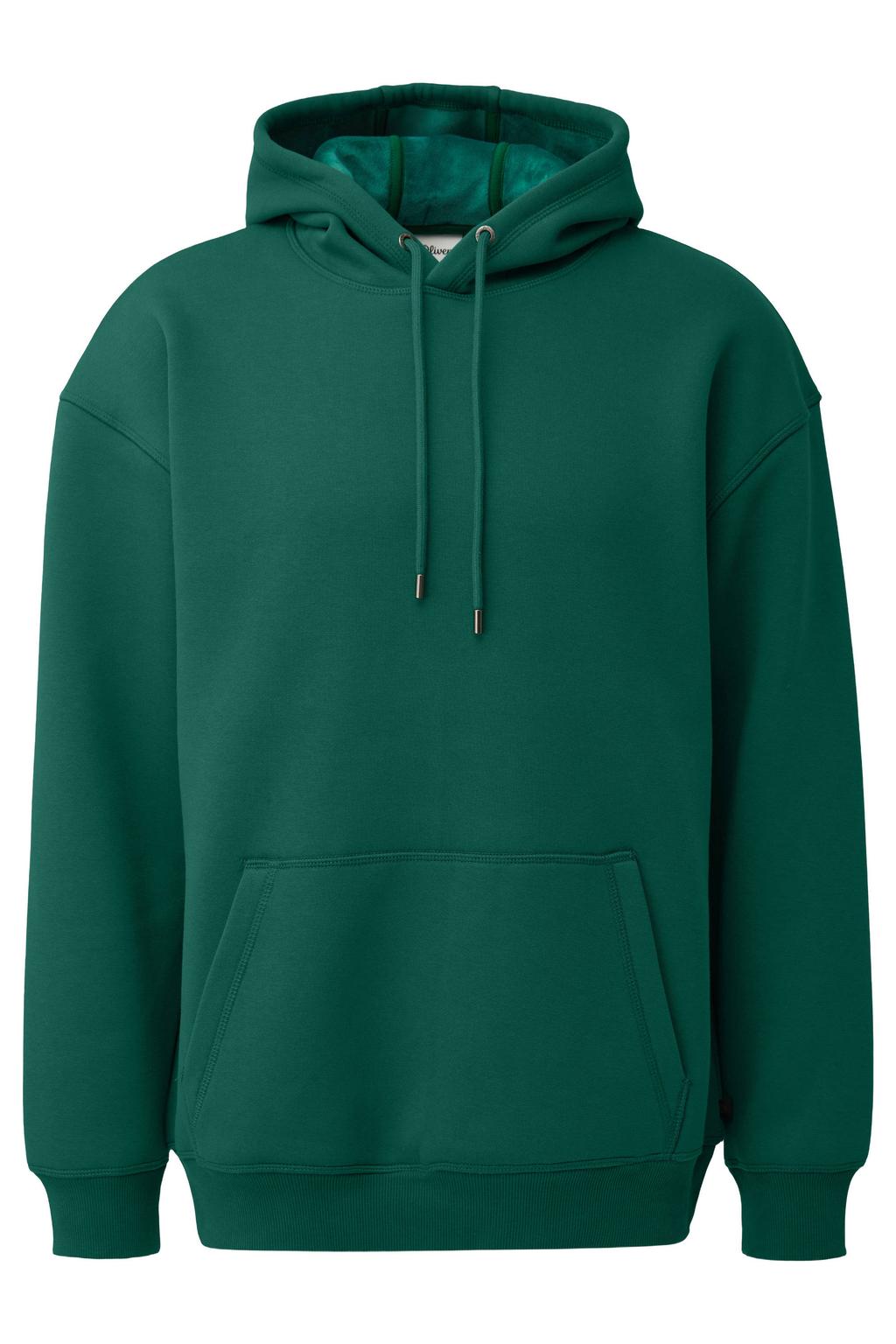 s.Oliver relaxed fit hoodie - groen