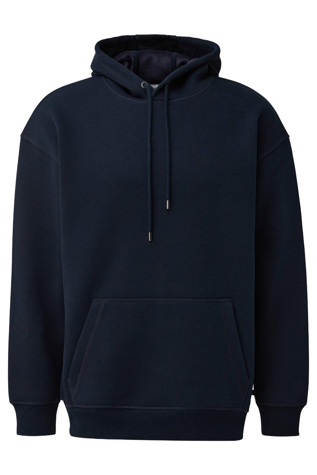 s.Oliver relaxed fit hoodie - blauwzwart