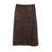 s.Oliver imitatieleren midi rok - donkerbruin