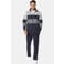 Babista Plus Size gestreept joggingpak - blauw