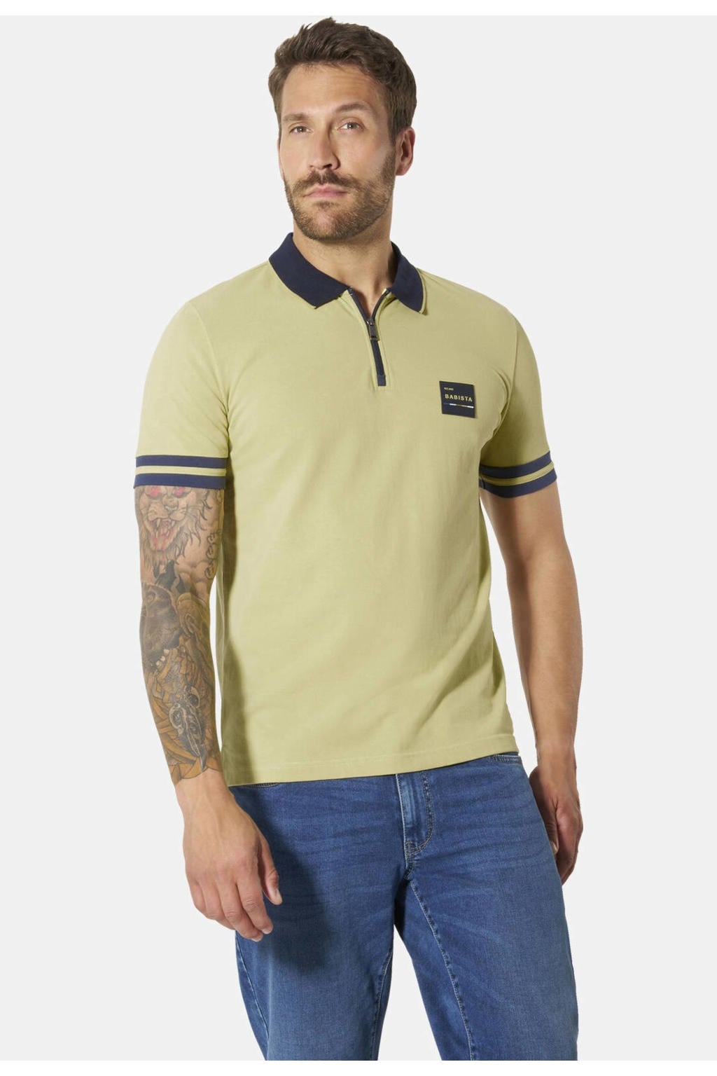 Babista Plus Size polo - lichtgroen