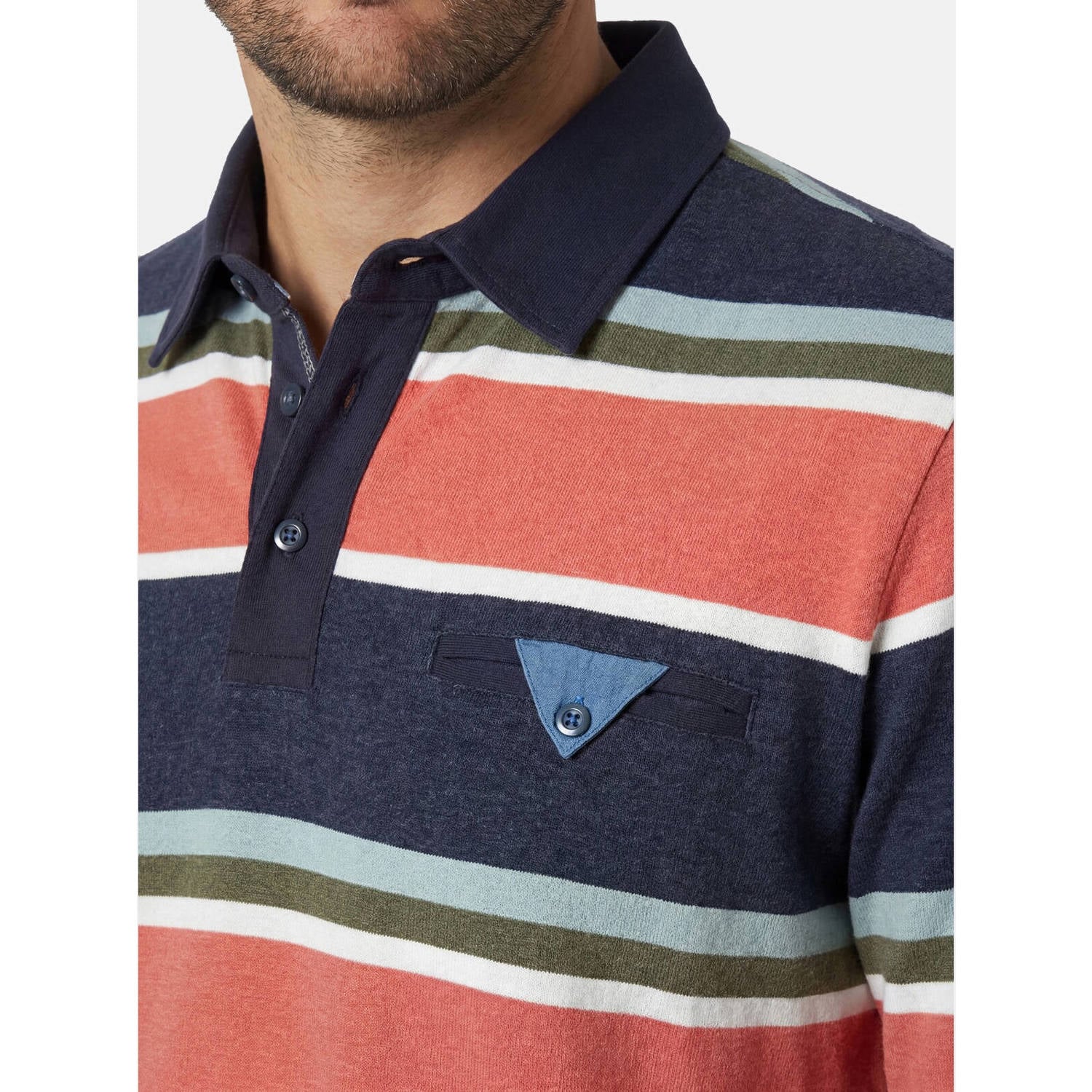 Babista Plus Size polo donkerblauw