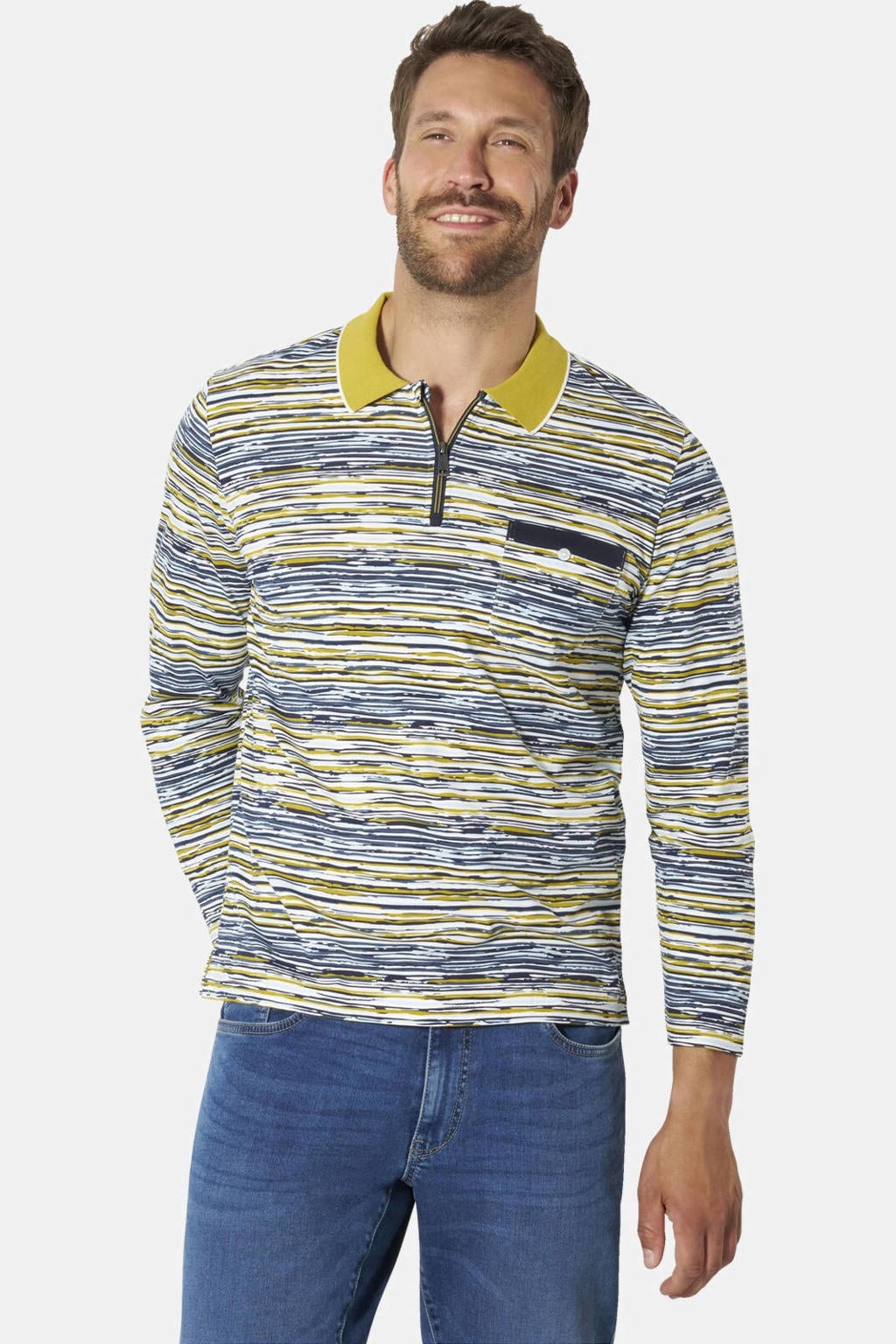 Babista Plus Size polo - lichtblauw
