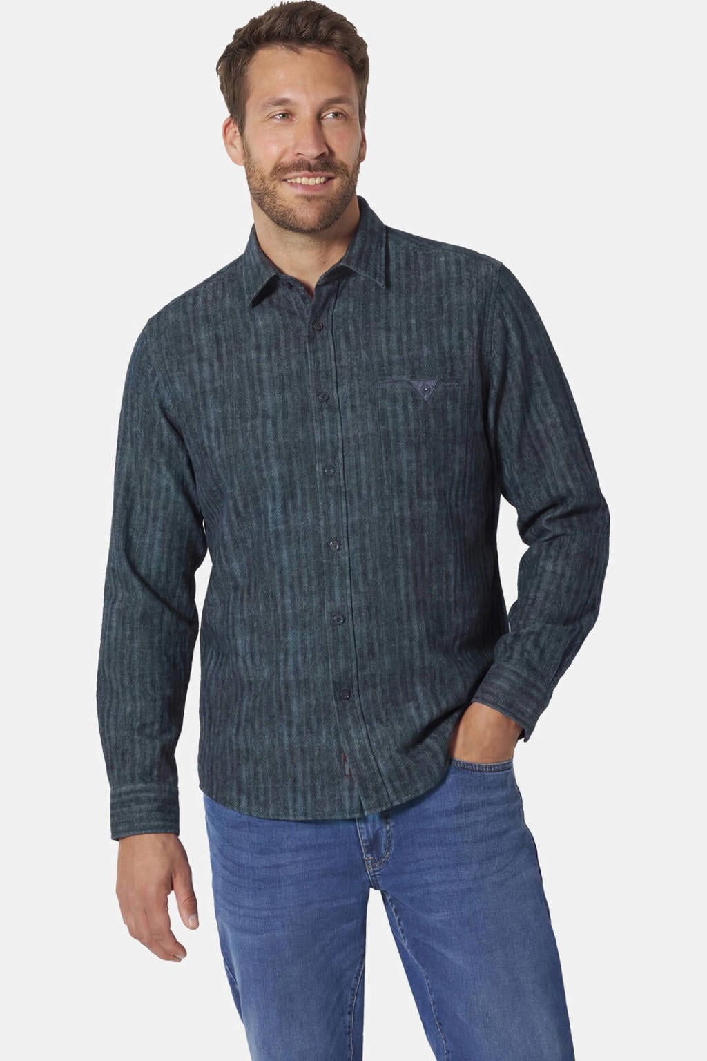 Babista Plus Size overhemd - petrol