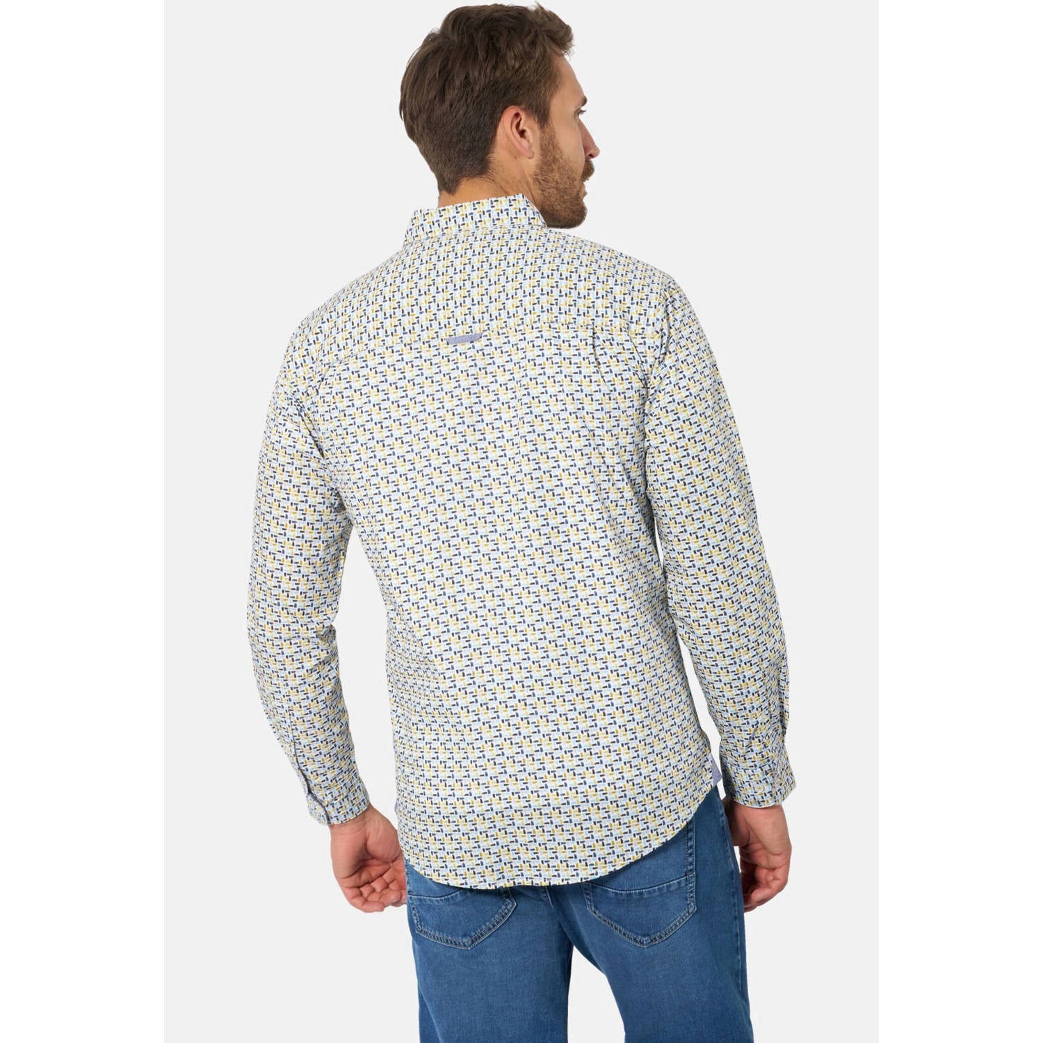 Babista Plus Size overhemd lichtblauw