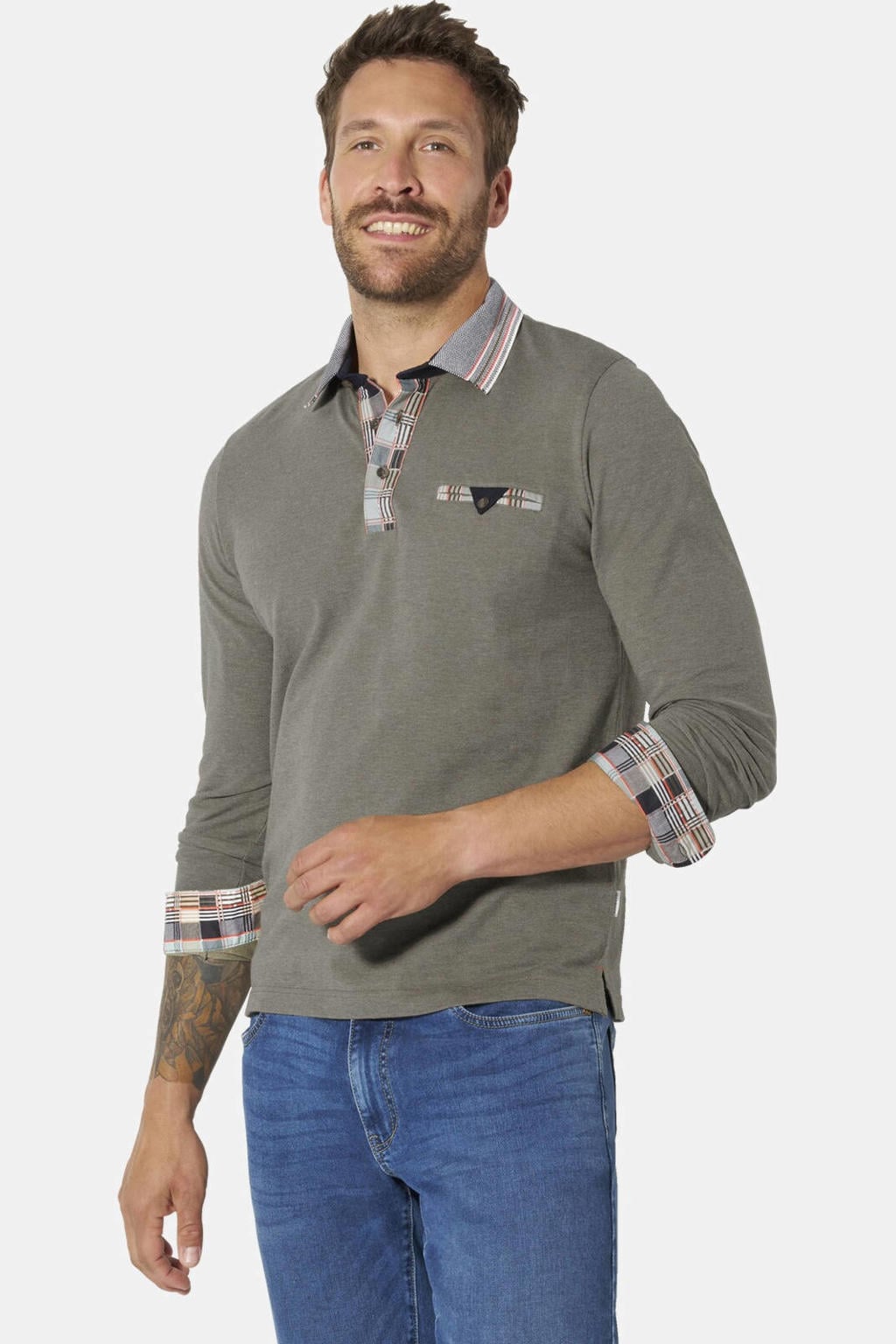 Babista Plus Size polo - olijfgroen
