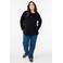 Zizzi Plus Size gebreide trui - zwart