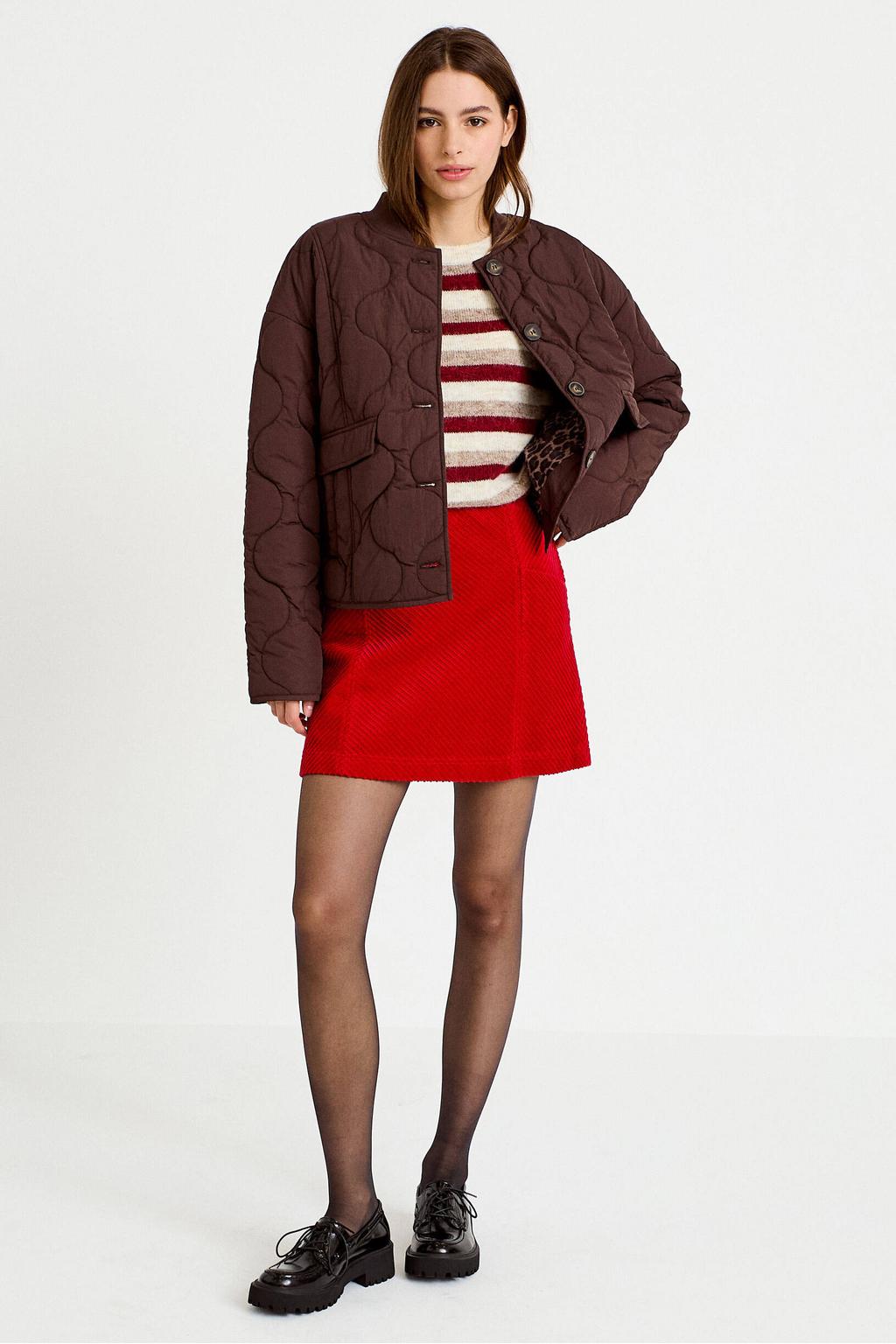 Cache Cache corduroy mini rok - rood